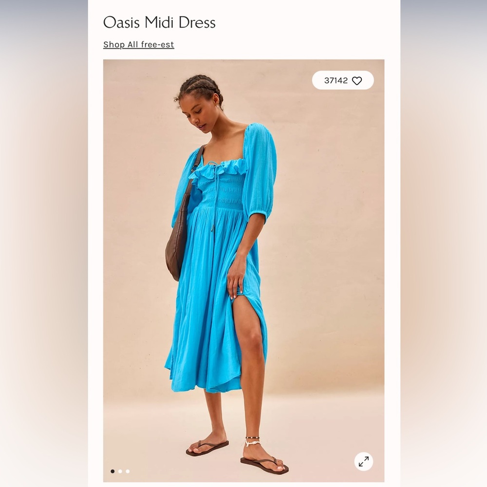 Free People Oasis Midi Dress